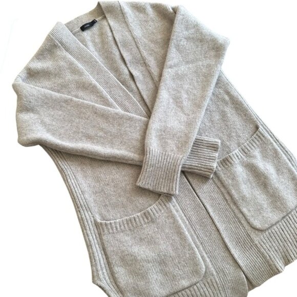 Joseph Cashmere Luxe Grey Cardigan Size Small - Picture 12 of 13
